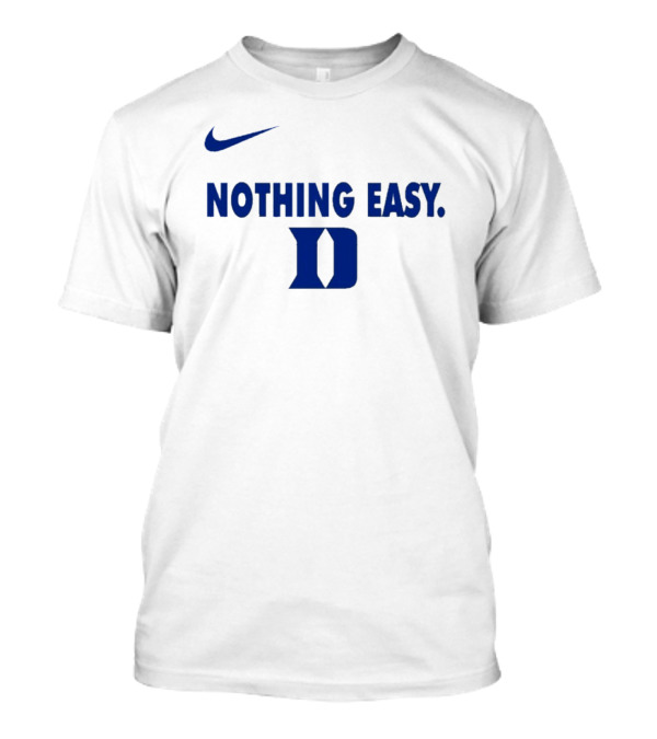 Nike Nothing Easy Duke Blue Swoosh T-Shirt