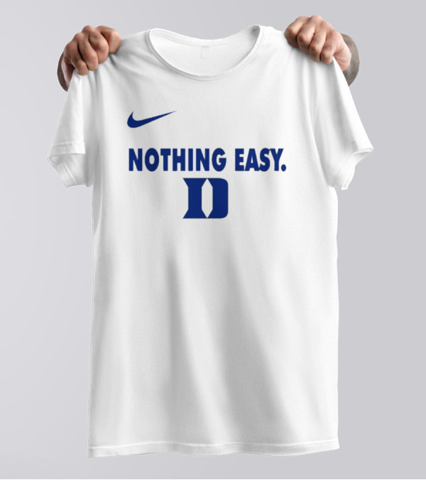 Nike Nothing Easy Duke Blue Swoosh T-Shirt
