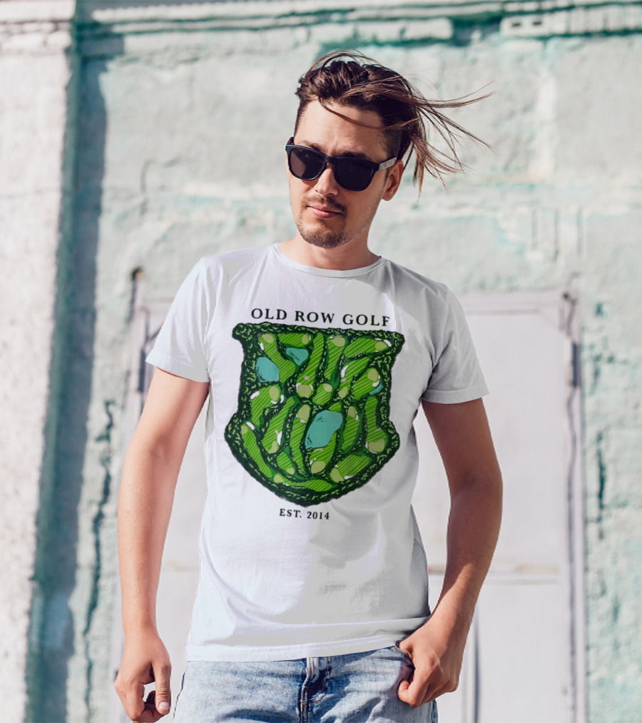 Old Row Golf Course Pigment Dyed T-Shirt