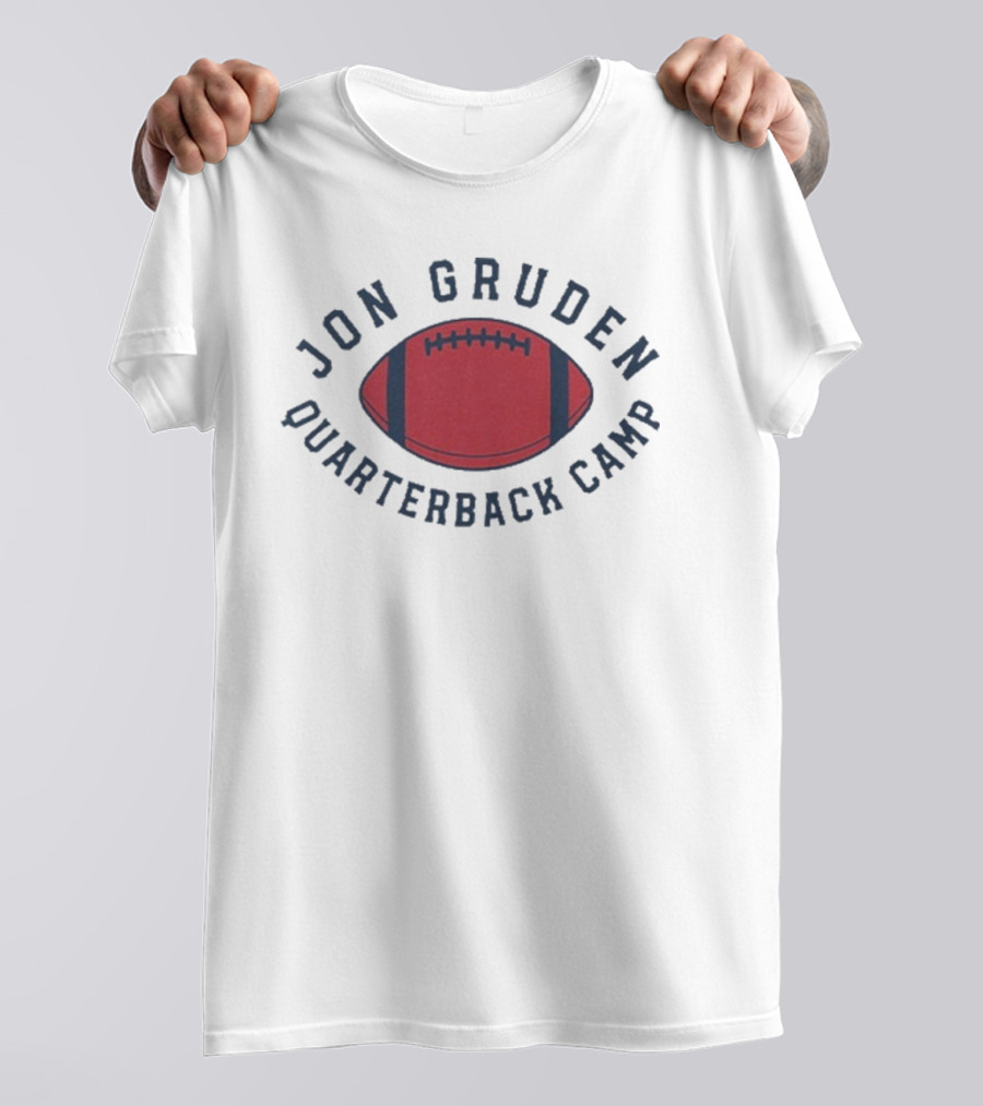 Jon Gruden Quarterback Camp Football T-Shirt