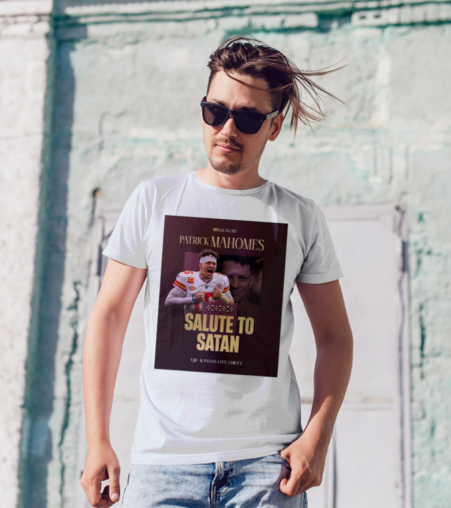 Patrick Mahomes NFL Honors Kansas City Chiefs QB Salute To Satan T-Shirt