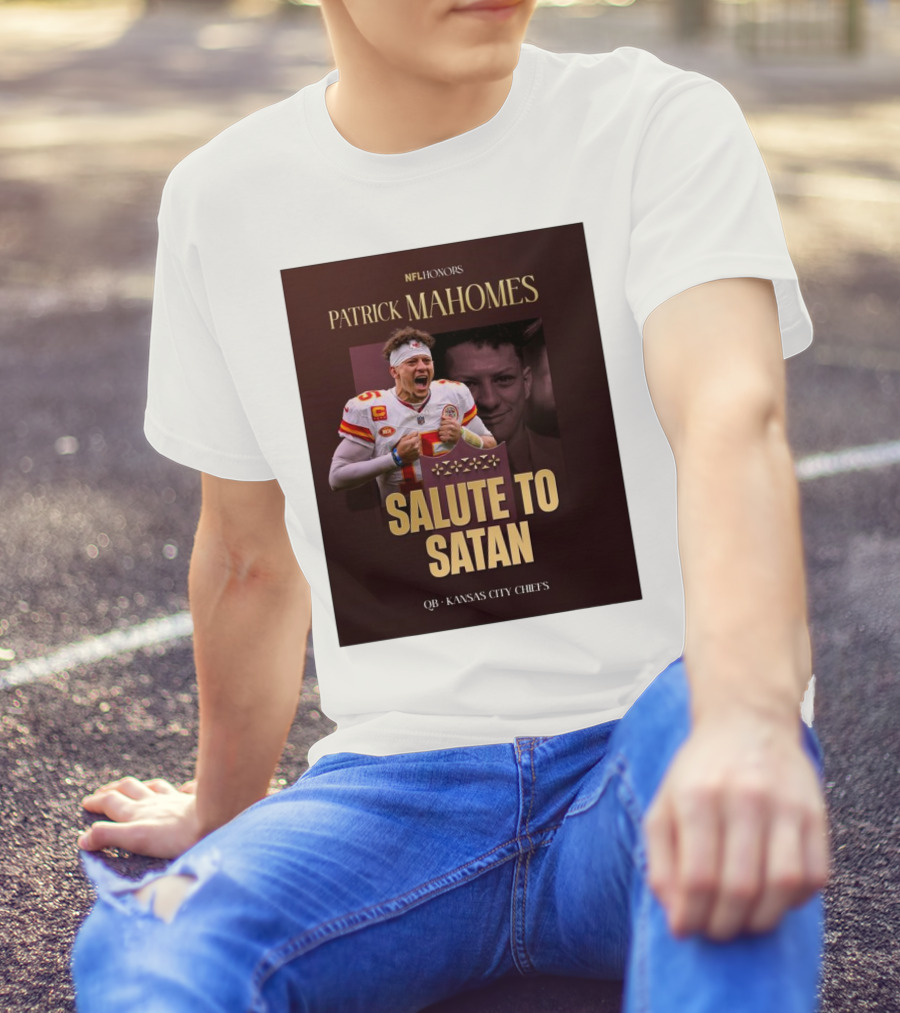 Patrick Mahomes NFL Honors Kansas City Chiefs QB Salute To Satan T-Shirt