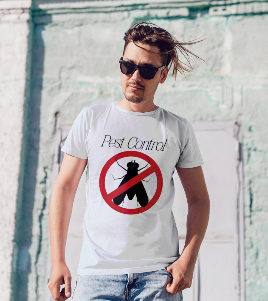 Ghostbusters Pest Control Logo Design T-Shirt