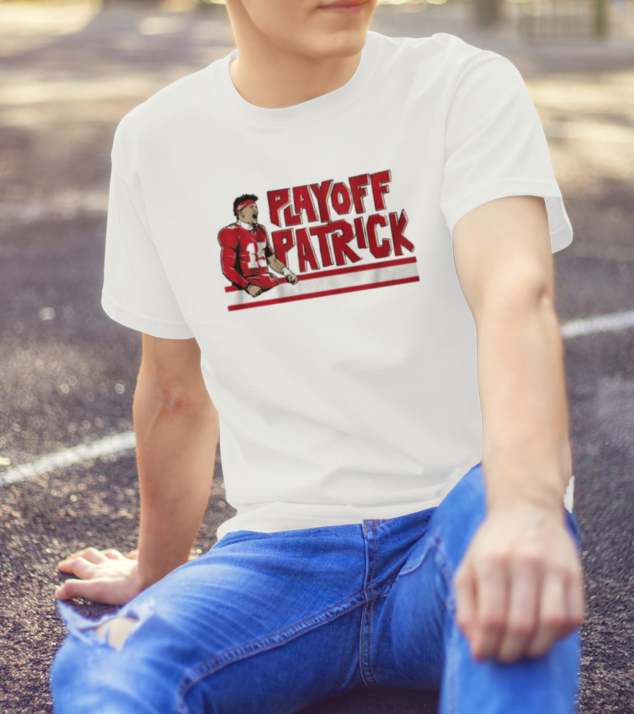 Playoff Patrick Mahomes Kansas City Chiefs Football Icon Graphic T-Shirt
