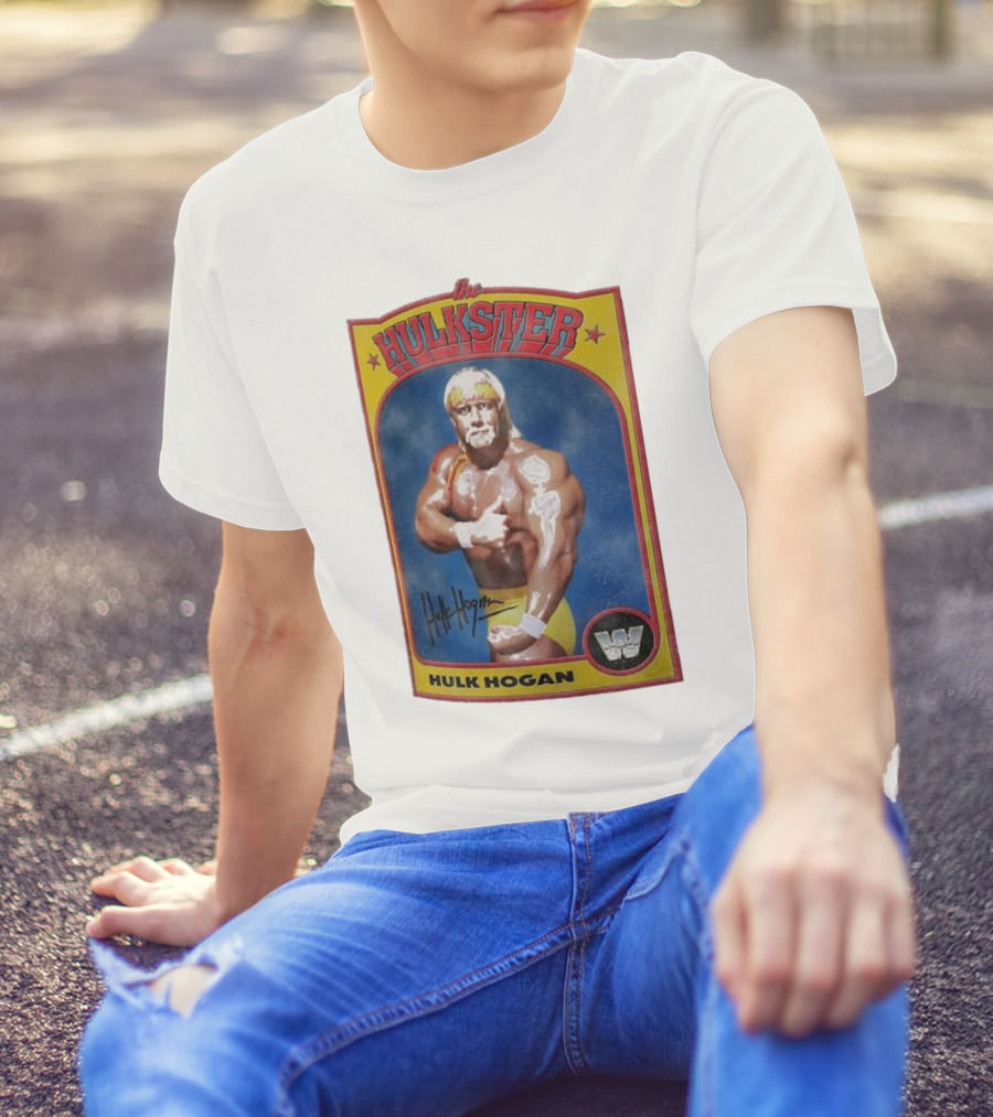 Hulk Hogan The Hulkster Vintage Sports Card Signature WWE 2025 Ripple Junction T-Shirt