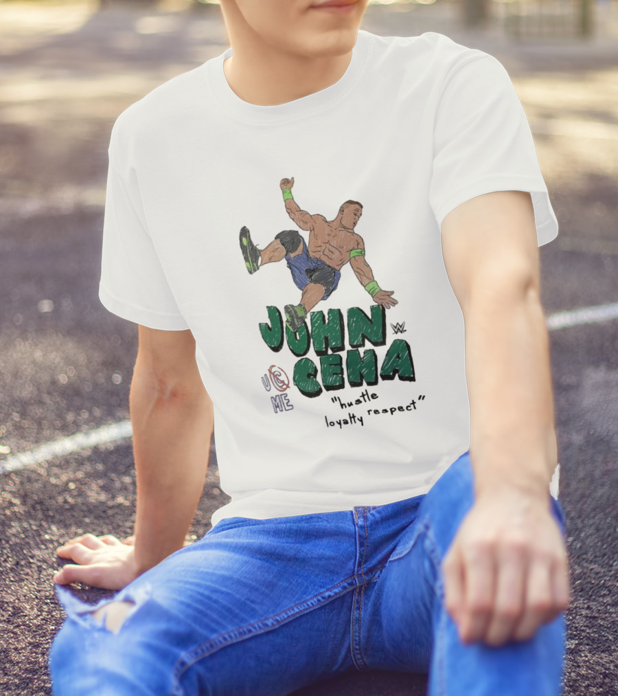 Ripple Junction WWE John Cena U Can’t See Me Hustle Loyalty Respect 2025 T-Shirt