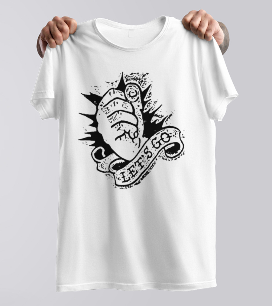Rancid Let’s Go Punk Band Skull Art T-Shirt
