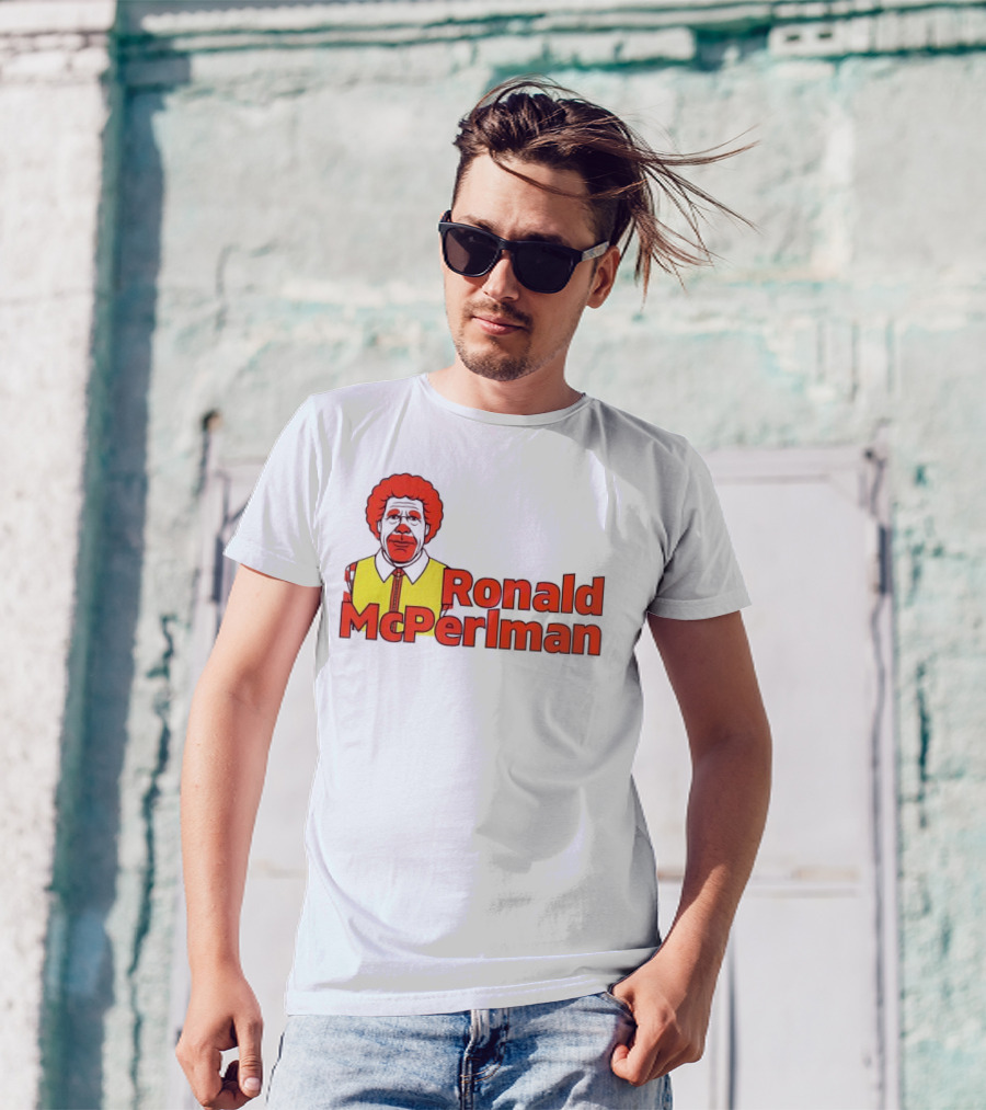 Ronald McPerlman McDonalds And Ron Perlman Crossover T-Shirt