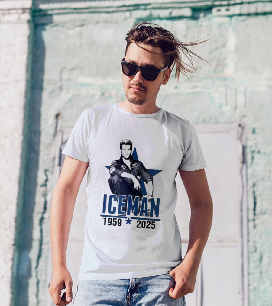 Val Kilmer 1959-2025 Iceman Top Gun T-Shirt