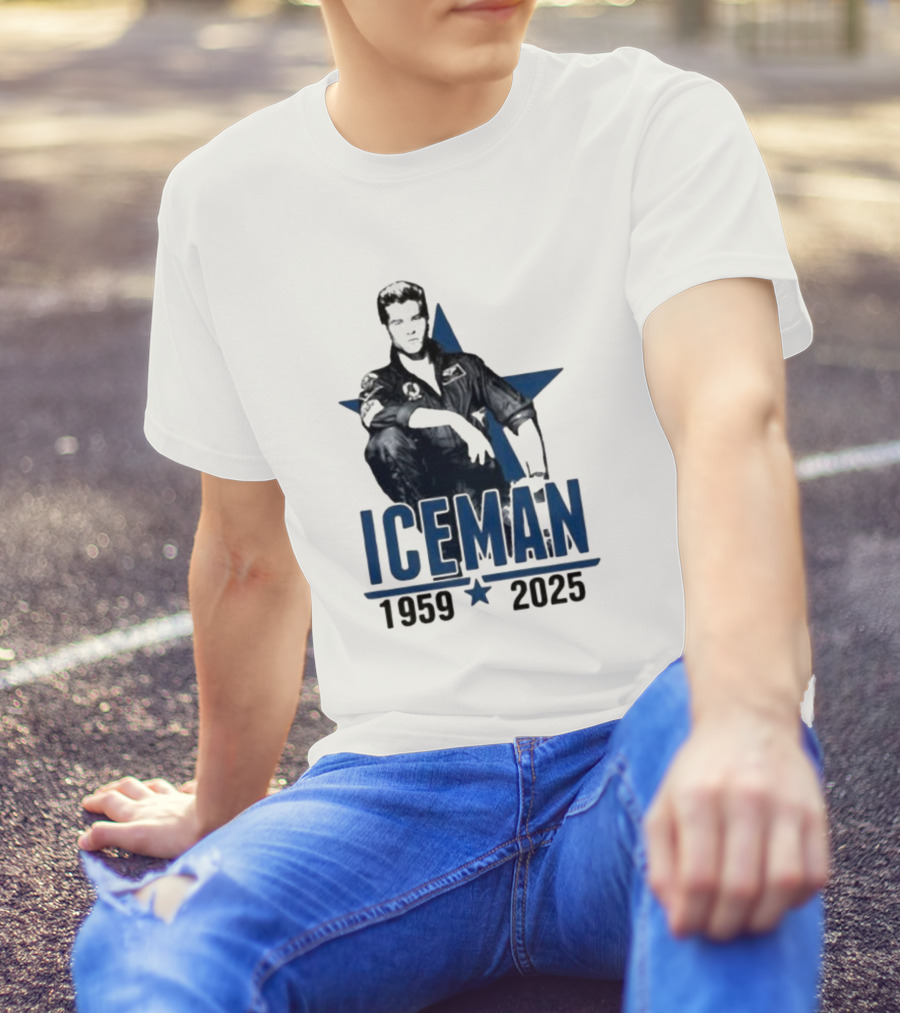 Val Kilmer 1959-2025 Iceman Top Gun T-Shirt
