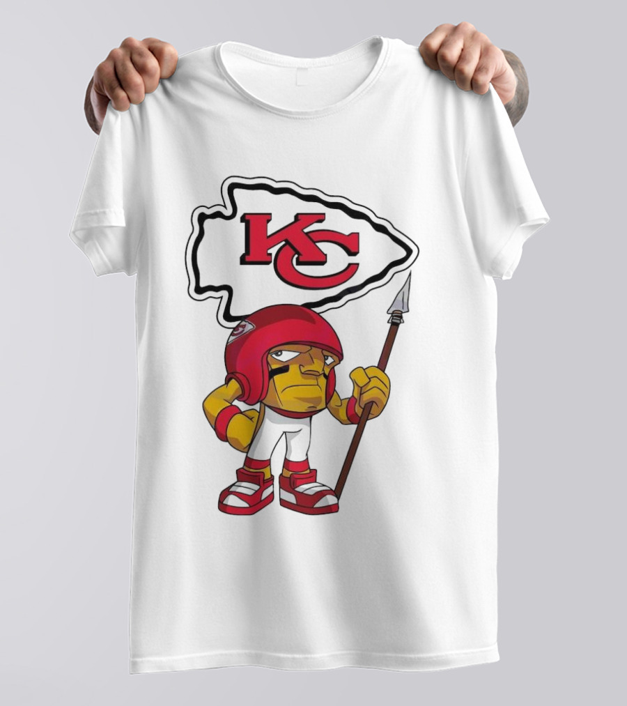 Rush Zone Kansas City Chiefs NFL Character KC Logo 2025 T-Shirt