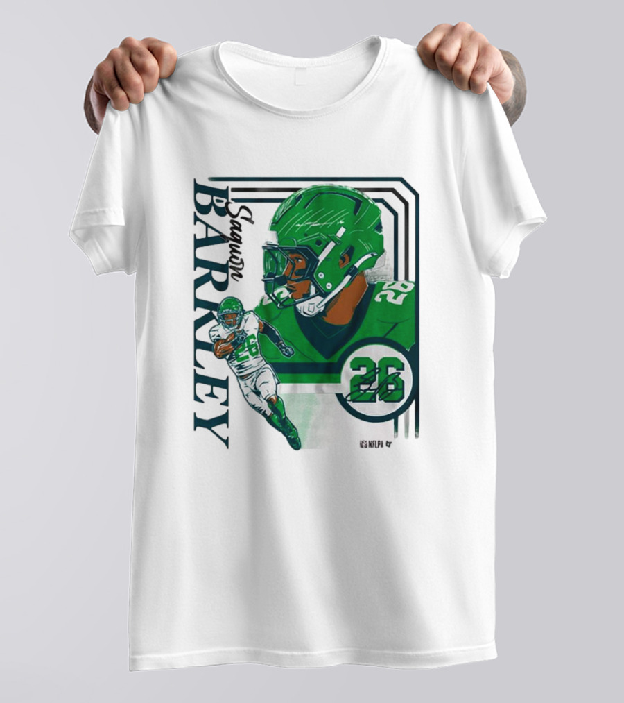Barkley 26 NFL Philadelphia Eagles Signature Collage T-Shirt
