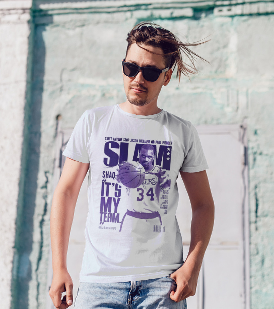 SLAM Shaquille O’Neal Lakers It's My Team 34 T-Shirt