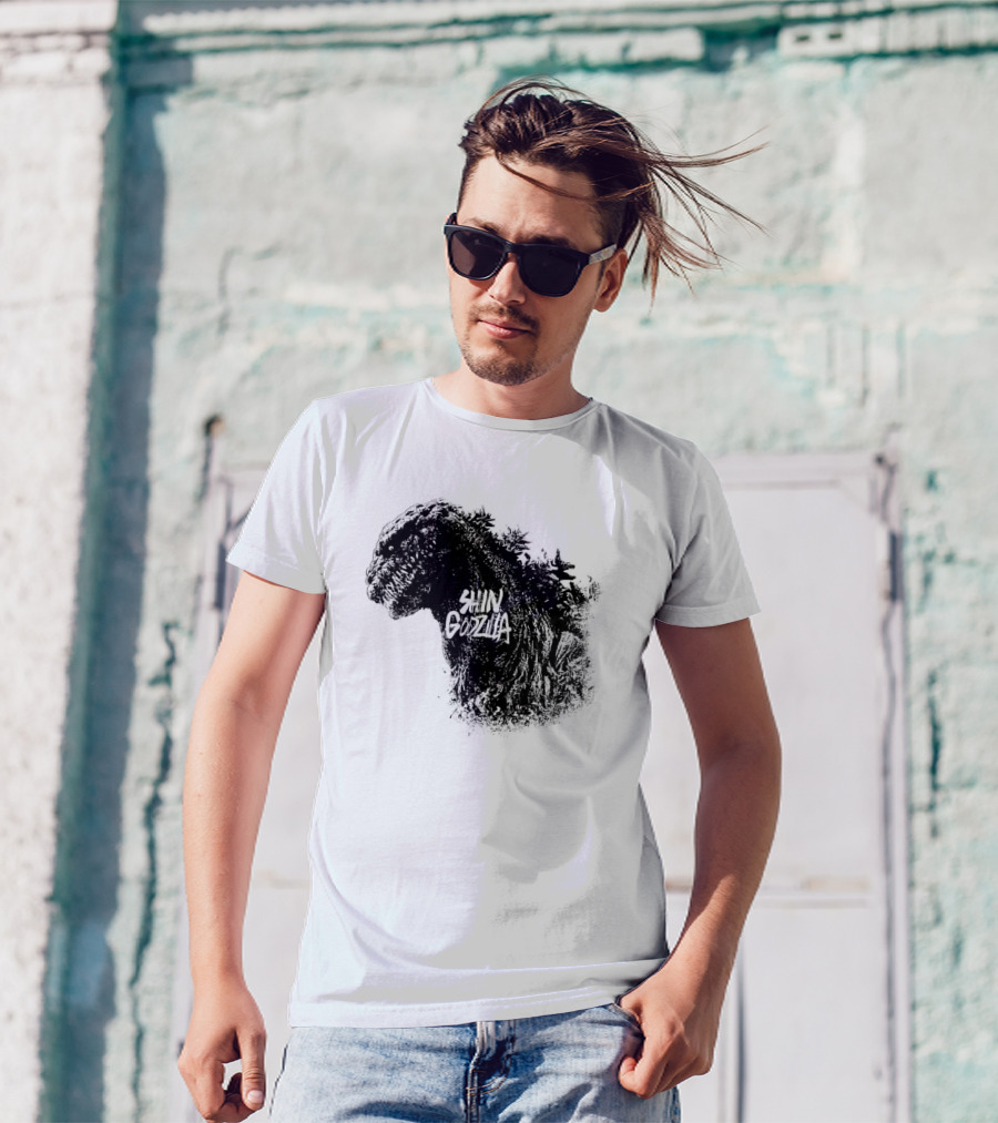 Shin Godzilla Persecution Of The Masses Kaiju Silhouette T-Shirt