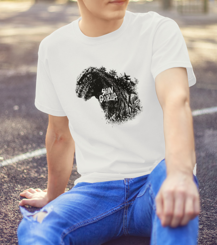 Shin Godzilla Persecution Of The Masses Kaiju Silhouette T-Shirt