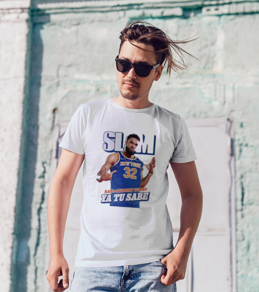 SLAM New York Karl-Anthony Towns Ya Tu Sabe T-Shirt