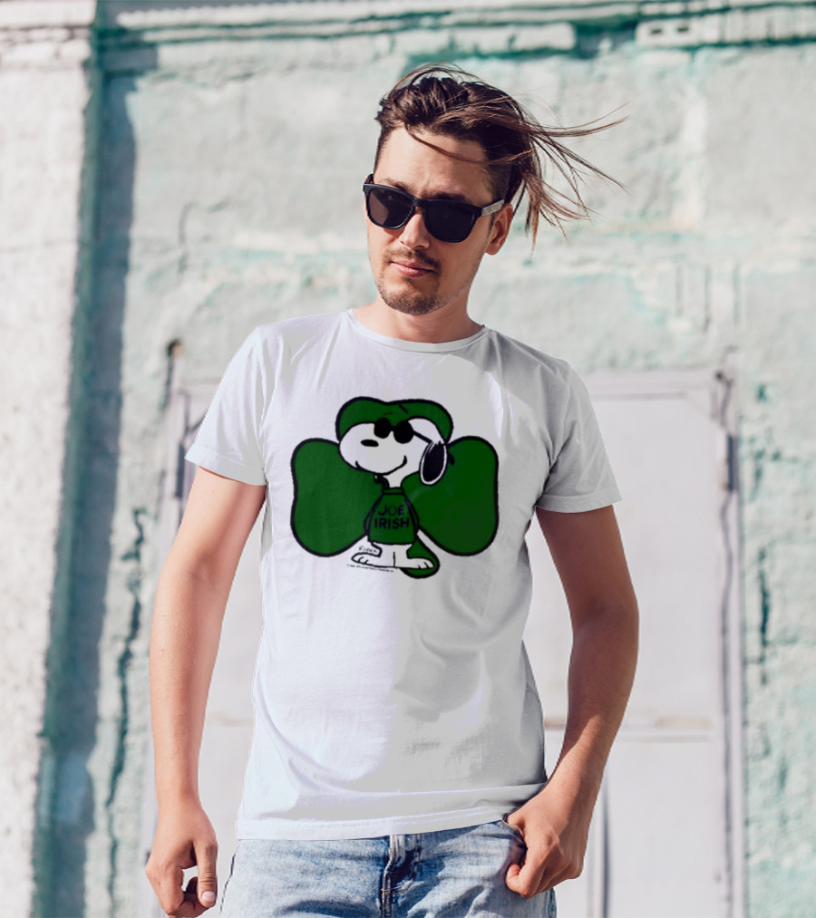 Snoopy Joe Irish Shamrock 1980s Vintage Style T-Shirt