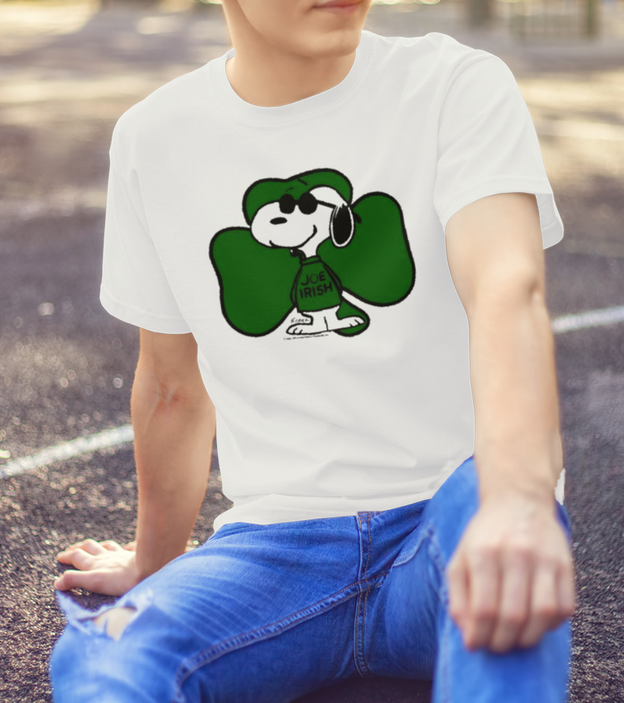 Snoopy Joe Irish Shamrock 1980s Vintage Style T-Shirt