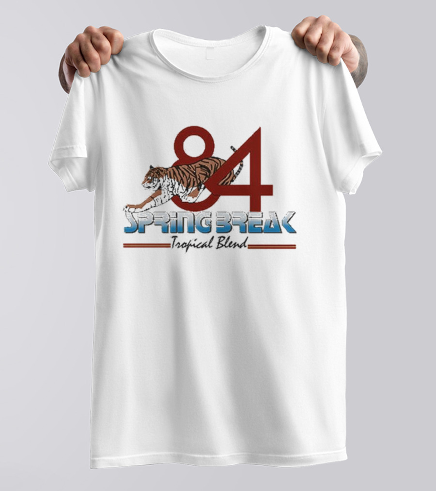 Step Brothers Dale Doback 84 Spring Break Tiger T-Shirt
