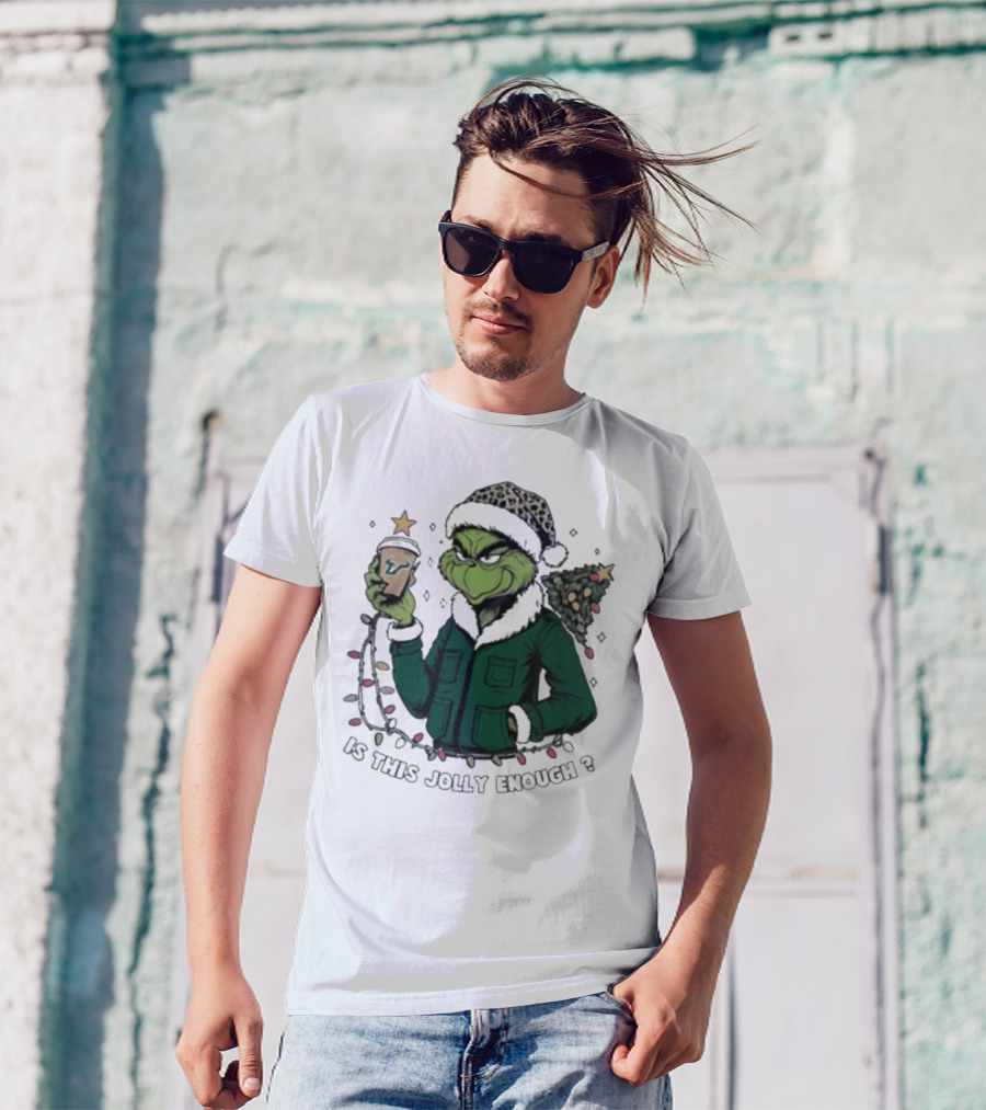 South Florida Bulls Santa Grinch Is This Jolly Enough Merry Christmas T-Shirt