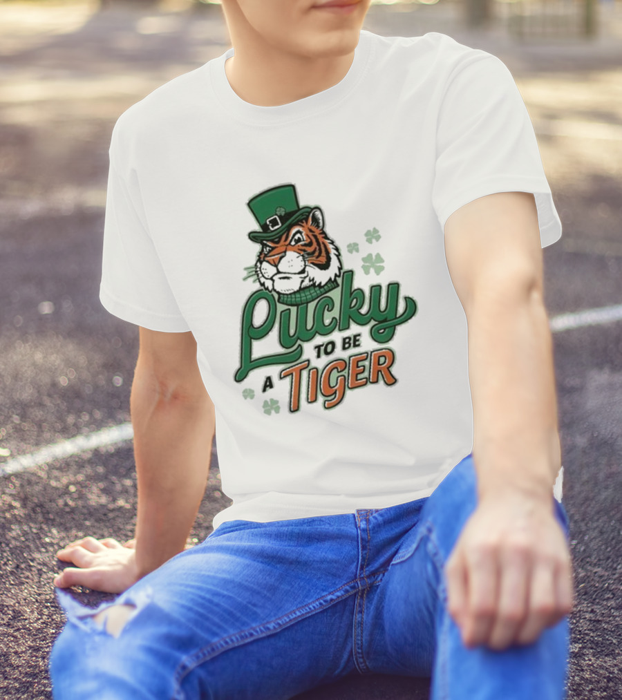Lucky To Be A Tiger St. Patty Banks Theme T-Shirt