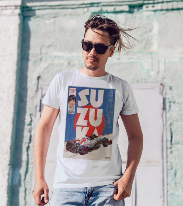 Red Bull Racing Oracle Suzuka 2025 Special Livery Tour With Number 22 T-Shirt