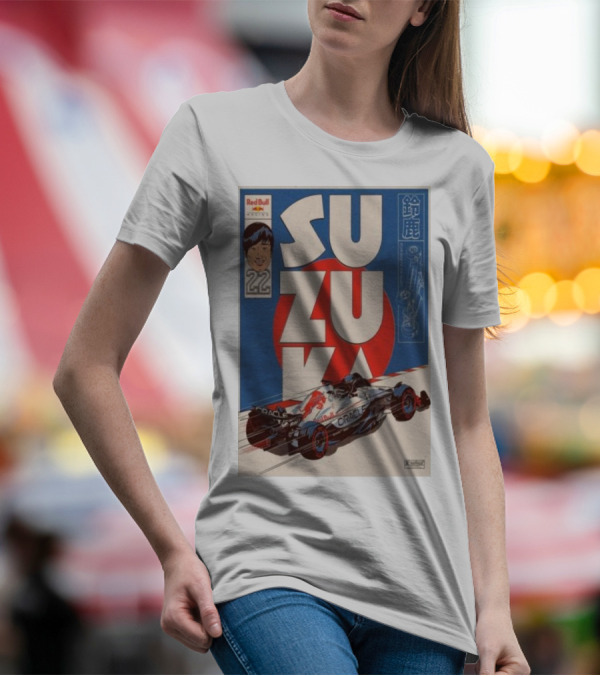 Red Bull Racing Oracle Suzuka 2025 Special Livery Tour With Number 22 T-Shirt