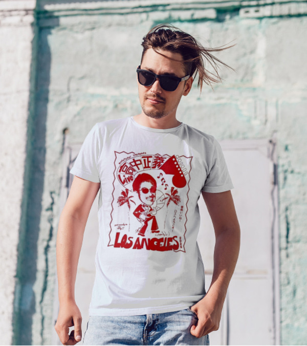 Takanaka Masayoshi Rainbow Goblin Tour Los Angeles 2025 Tropical Vibes T-Shirt