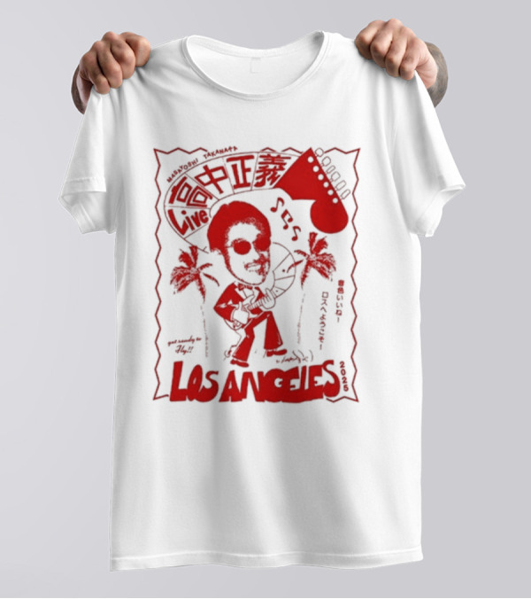 Takanaka Masayoshi Rainbow Goblin Tour Los Angeles 2025 Tropical Vibes T-Shirt