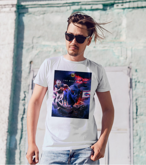 FOX NFL The Bills Win Buffalo Moving On To AFC Championship T-Shirt