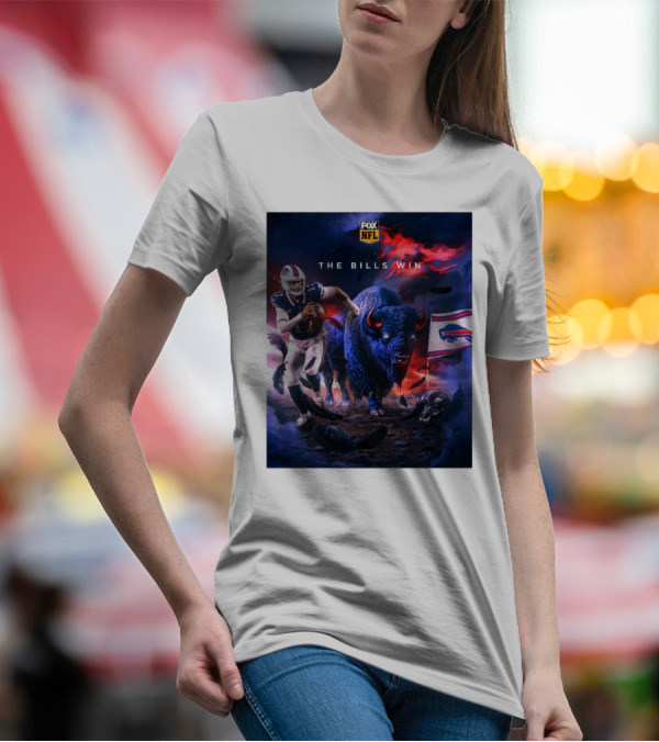 FOX NFL The Bills Win Buffalo Moving On To AFC Championship T-Shirt