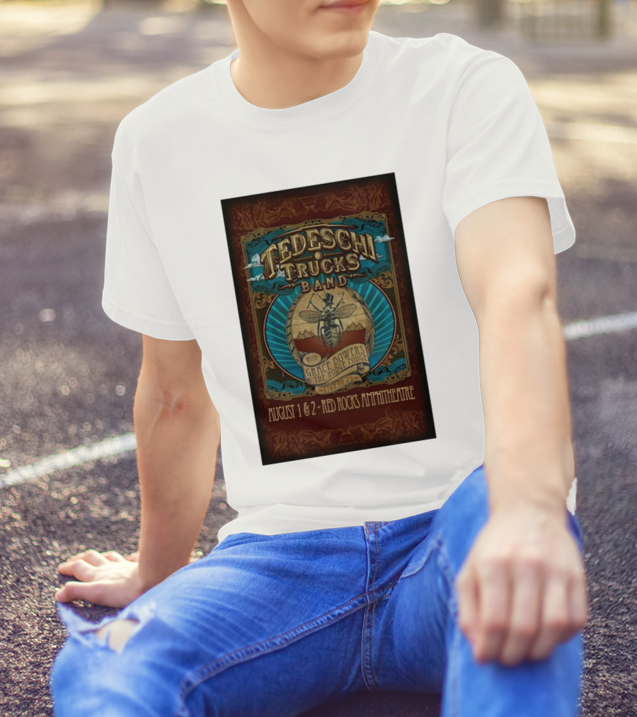 Tedeschi Trucks Band August 1-2 2025 Red Rocks Amphitheatre Live With Grace Bowers The Hodge Podge T-Shirt