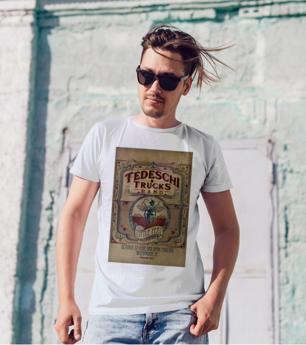 Tedeschi Trucks Band Special Guest Little Feat Live October 22 Live Oak Bank Pavilion Wilmington NC T-Shirt