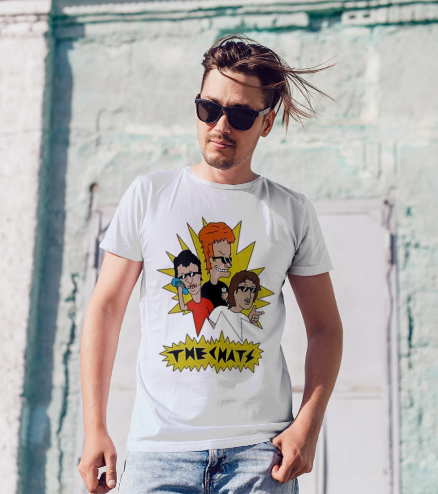 The Chats Buttheads Cartoon Parody Yellow Explosion T-Shirt