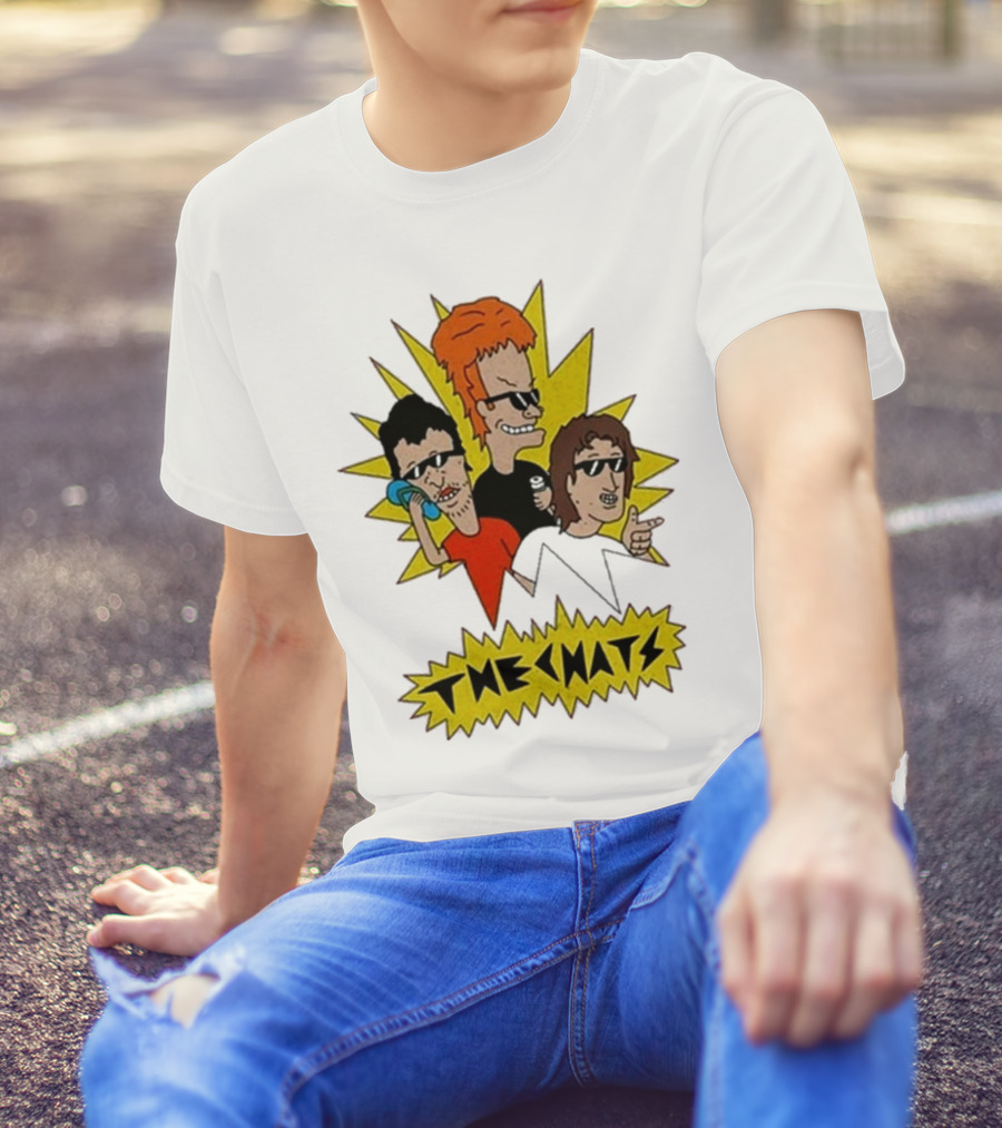 The Chats Buttheads Cartoon Parody Yellow Explosion T-Shirt