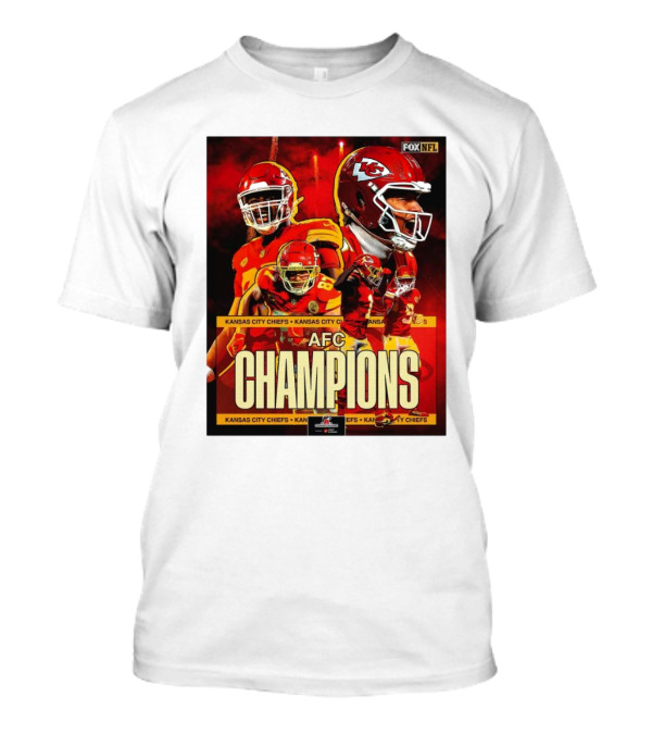 Kansas City Chiefs AFC Champions Fox NFL Kansas City Chiefs Kansas City Chiefs T-Shirt