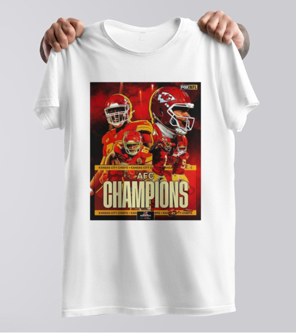 Kansas City Chiefs AFC Champions Fox NFL Kansas City Chiefs Kansas City Chiefs T-Shirt