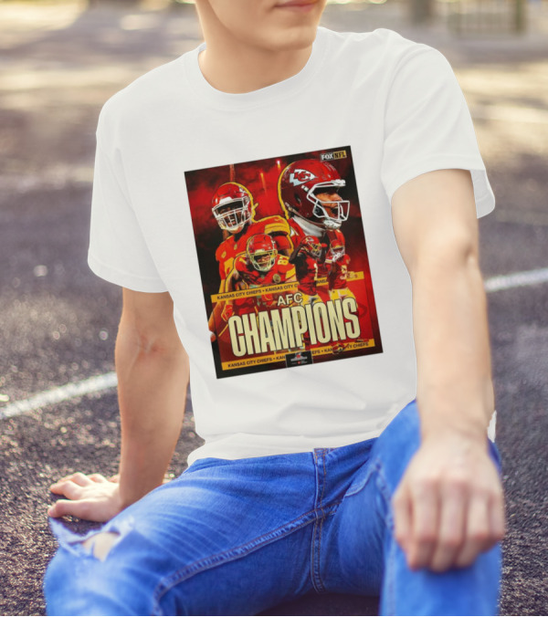 Kansas City Chiefs AFC Champions Fox NFL Kansas City Chiefs Kansas City Chiefs T-Shirt