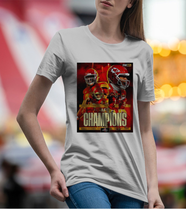 Kansas City Chiefs AFC Champions Fox NFL Kansas City Chiefs Kansas City Chiefs T-Shirt
