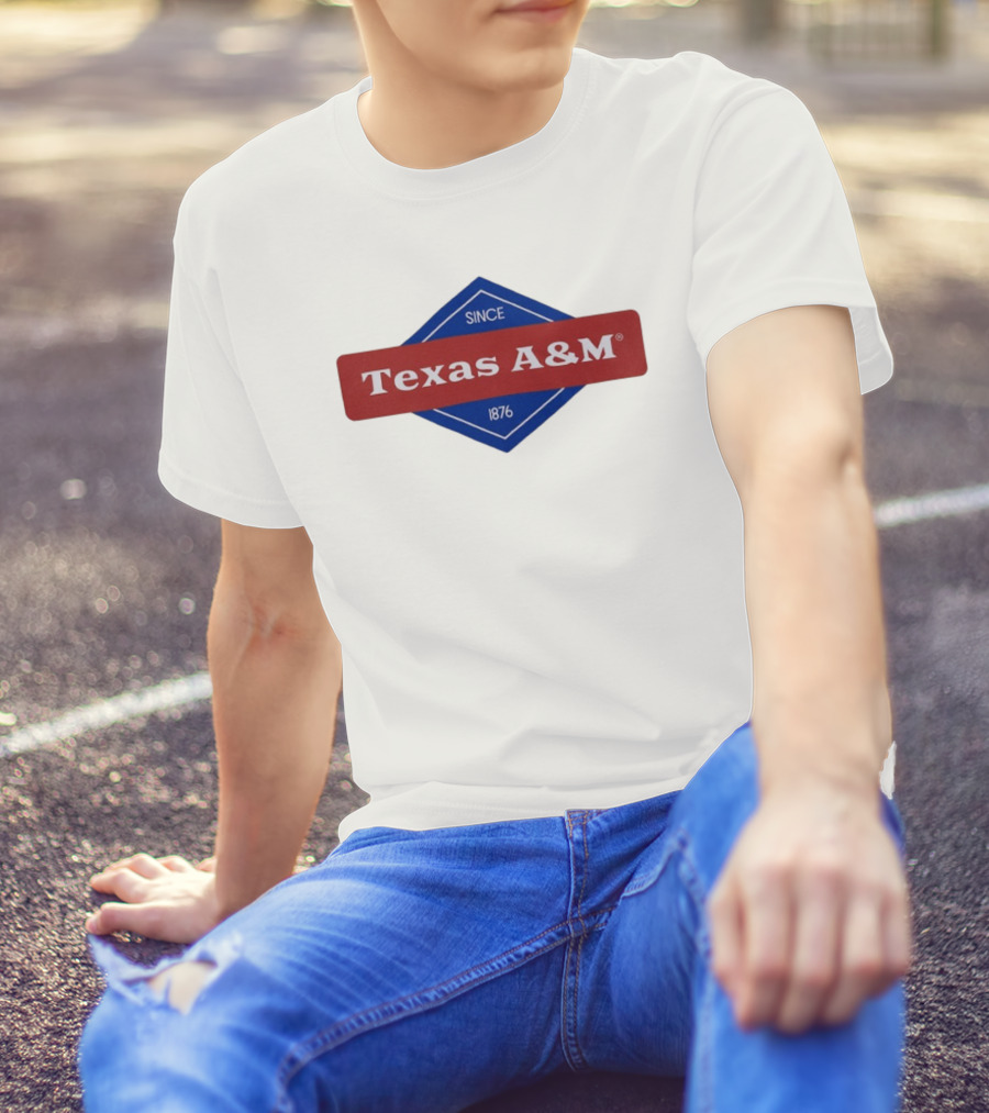 Texas A&M Since 1876 Diamond Logo T-Shirt