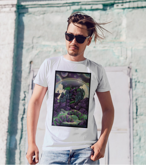 The Disco Biscuits 2025 Shows Seattle WA Portland OR Dragon Castle Theme T-Shirt