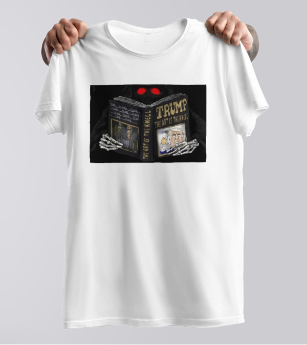 TRUMP The Art Of The Knell Grim Reaper Reading Book T-Shirt