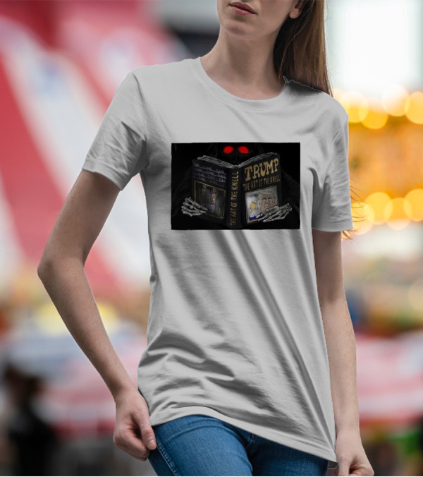 TRUMP The Art Of The Knell Grim Reaper Reading Book T-Shirt