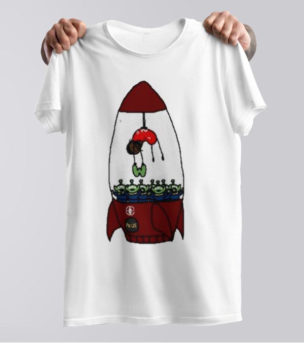 Kawhi Leonard Claw Dunk Rocket And Aliens Clippers T-Shirt