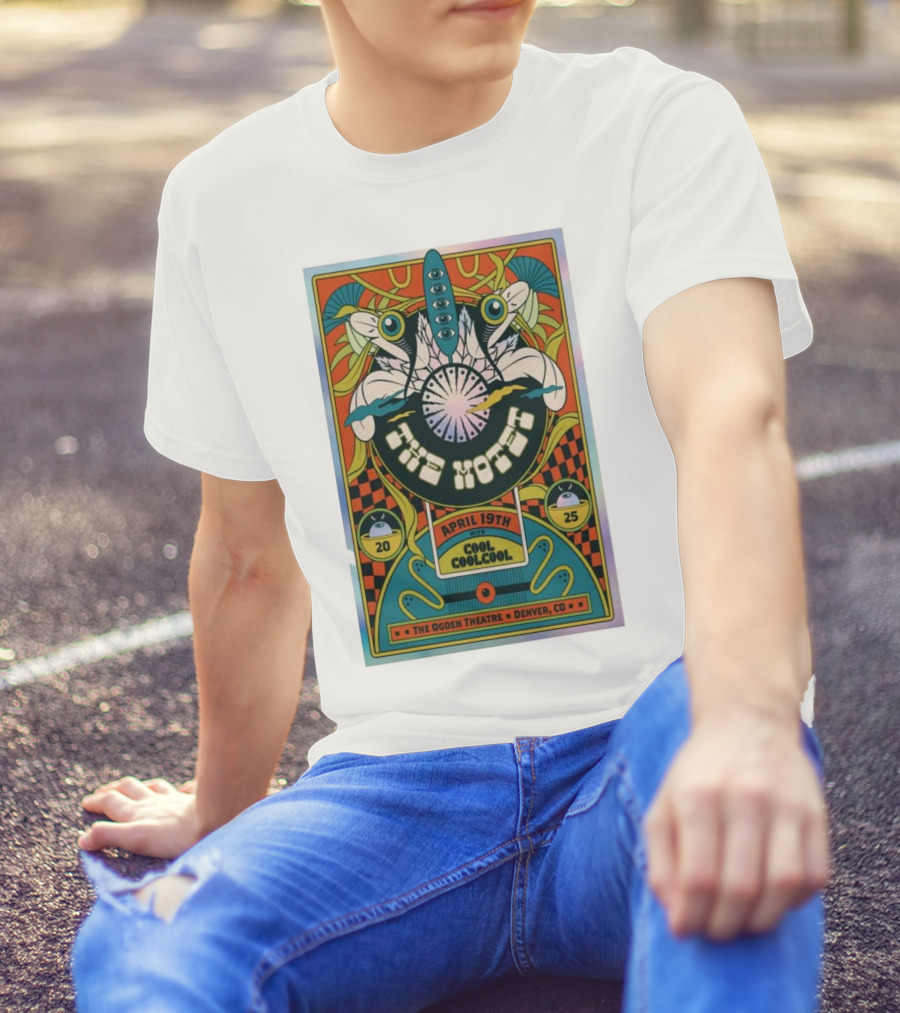 April 19th The Motet With Cool Cool Cool The Ogden Theatre Denver CO Tour 2025 T-Shirt