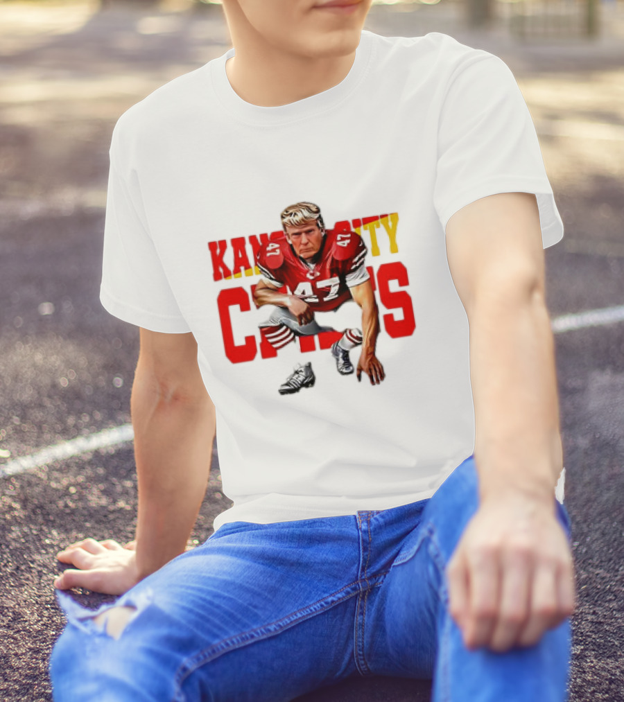 Trump 47 Kansas City Chiefs Super Bowl Lix 2025 T-Shirt
