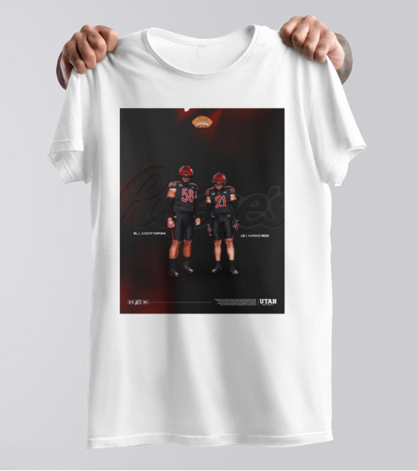 Reese's Senior Bowl Junior Tafuna Karene Reid Utah 2025 Utes Football T-Shirt
