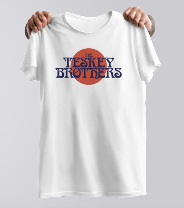 The Teskey Brothers Vintage Red Circular Emblem T-Shirt