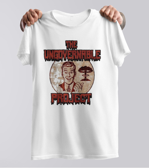 The Ungovernable Project Vintage Cartoon Nuclear Explosion T-Shirt