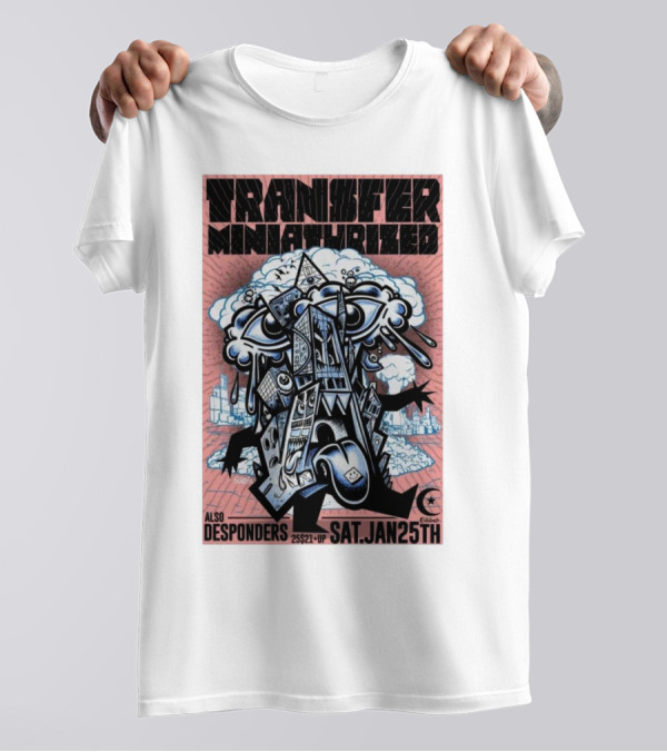 Transfer Miniaturized Casbah San Diego Jan 25th Also Desponders T-Shirt